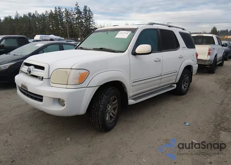 2005 Toyota Sequoia Limited V8 from USA, damaged, VIN 5TDBT48A45S251645